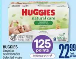 Jean Coutu HUGGIES Selected wipes offer