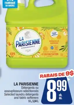 Jean Coutu LA PARISIENNE Selected laundry detergents and fabric softeners offer