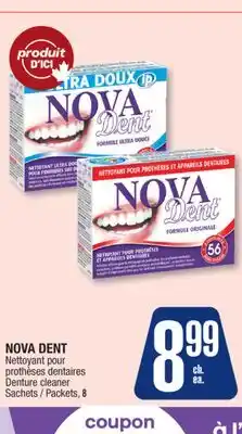 Jean Coutu NOVA DENT Denture cleaner offer