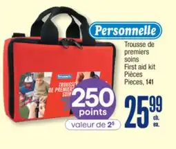 Jean Coutu Personnelle First aid kit offer