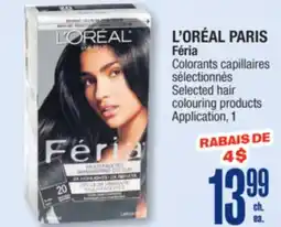Jean Coutu L'ORÉAL PARIS Féria Selected hair colouring products Application offer