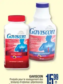 Jean Coutu GAVISCON Selected heartburn relief products offer