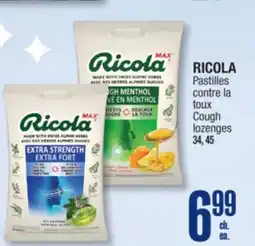 Jean Coutu RICOLA Cough lozenges offer