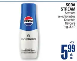 Jean Coutu SODA STREAM Selected flavours offer