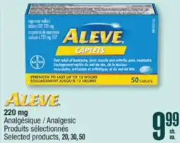 Jean Coutu ALEVE 220 mg Analgesic Selected products offer