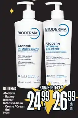 Jean Coutu BIODERMA Atoderm Intensive balm, Cream Gel offer