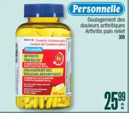 Jean Coutu Personnelle Arthritis pain relief offer