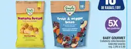 Jean Coutu BABY GOURMET Selected snacks offer