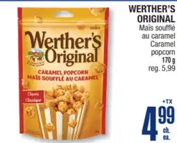 Jean Coutu WERTHER'S ORIGINAL Caramel popcorn offer
