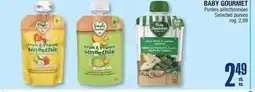 Jean Coutu BABY GOURMET Selected purees offer