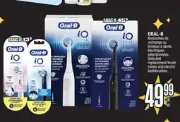 Jean Coutu ORAL-B Selected replacement brush heads and electric toothbrushes offer