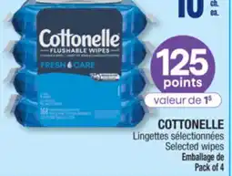 Jean Coutu COTTONELLE Selected wipes offer