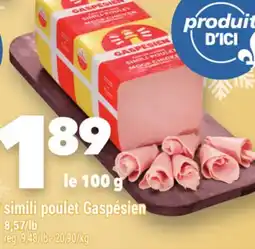 Marche Ami Simili poulet Gaspésien offer