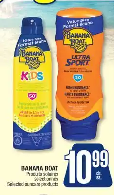 Jean Coutu BANANA BOAT Selected suncare products offer