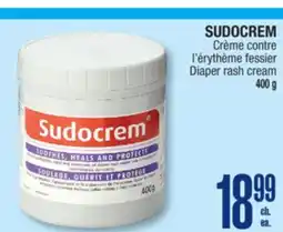 Jean Coutu SUDOCREM Diaper rash cream offer