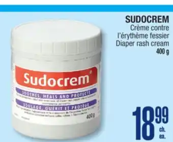 Jean Coutu SUDOCREM Diaper rash cream offer