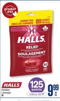 Jean Coutu HALLS Pastilles offer
