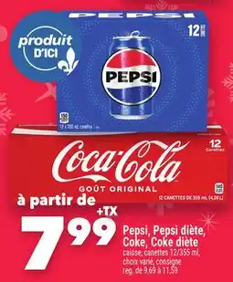 Marche Ami Pepsi, Pepsi diète, Coke, Coke diète offer