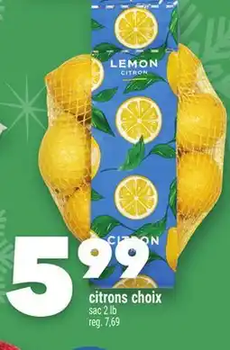 Marche Ami Citrons choix offer