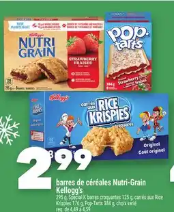 Marche Ami Barres de céréales Nutri-Grain Kellogg's offer