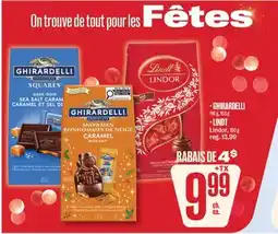 Jean Coutu GHIRARDELLI, LINDT Selected Products offer