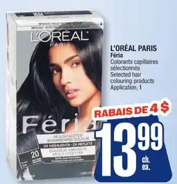 Jean Coutu L'ORÉAL PARIS Féria Selected hair colouring products offer
