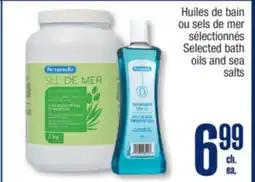 Jean Coutu PERSONNELLE Selected bath oils and sea salts offer
