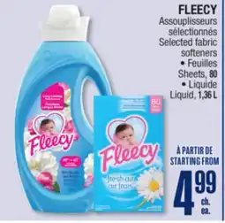 Jean Coutu FLEECY Selected fabric softeners offer
