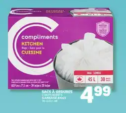 Marché Bonichoix COMPLIMENTS GARBAGE BAGS offer