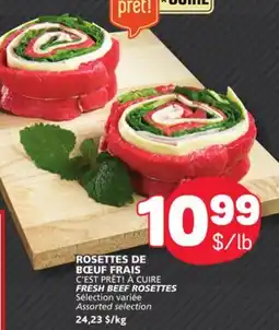 Marché Bonichoix C'EST PRÊT! À CUIRE FRESH BEEF ROSETTES offer