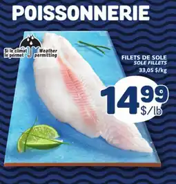 Marché Bonichoix SOLE FILLETS offer