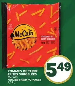 Marché Bonichoix McCAIN FROZEN FRIED POTATOES offer