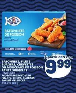 Marché Bonichoix HIGH LINER FROZEN BREADED FISH FILLETS, STICKS, BURGERS, SHRIMP OR PIECES offer