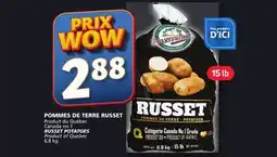 Marché Bonichoix RUSSET POTATOES offer