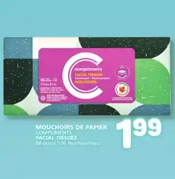 Marché Bonichoix COMPLIMENTS FACIAL TISSUES offer