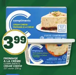 Marché Bonichoix COMPLIMENTS CREAM CHEESE offer