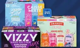 Marché Bonichoix VIZZY, BEACH DAY SMASH MIXTE OR SMIRNOFF ICE ALCOHOLIC MALT BEVERAGE offer
