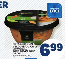 Marché Bonichoix COMMENSAL SOUP, CREAM SOUP OR CHILI offer