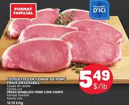 Marché Bonichoix FRESH BONELESS PORK LOIN CHOPS offer