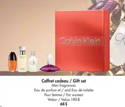 Jean Coutu CALVIN KLEIN Gift set Mini fragrances and Eau de toilette For women offer