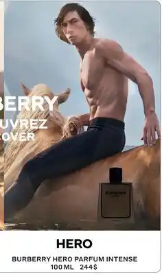 Jean Coutu BURBERRY HERO PARFUM INTENSE offer