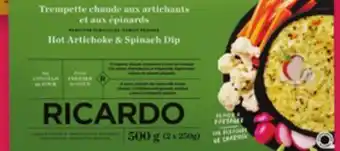 IGA RICARDO FROZEN HOT DIP offer