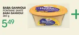 IGA FONTAINE SANTÉ BABA GANNOUJ offer