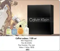 Jean Coutu CALVIN KLEIN Gift set Mini fragrances Eau de toilette For men offer