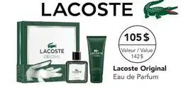 Jean Coutu LACOSTE Original Eau de Parfum offer