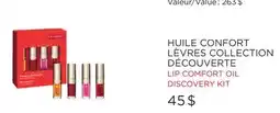 Jean Coutu CLARINS LIP COMFORT OIL DISCOVERY KIT offer