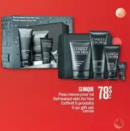 Jean Coutu CLINIQUE Refreshed skin for him 5-pc gift set offer