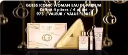 Jean Coutu GUESS ICONIC WOMAN EAU DE PARFUM 4 pc set offer