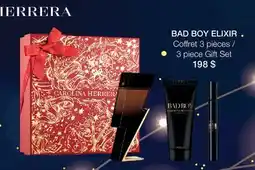 Jean Coutu CAROLINA HERRERA BAD BOY ELIXIR 3 piece Gift Set offer