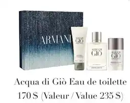 Jean Coutu ARMANI Acqua di Giò Eau de toilette offer